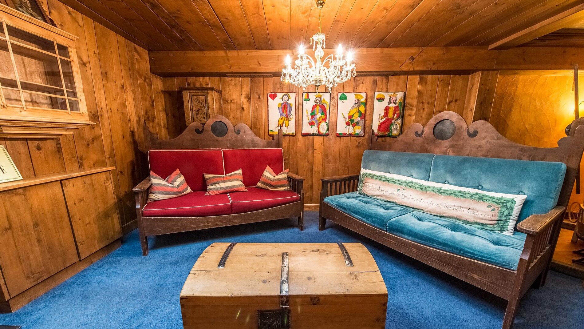 Salotto Hotel Adler in Val Pusteria