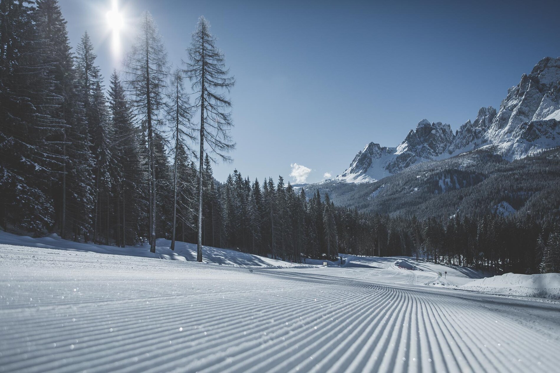 Skifahren Drei Zinnen Dolomiten