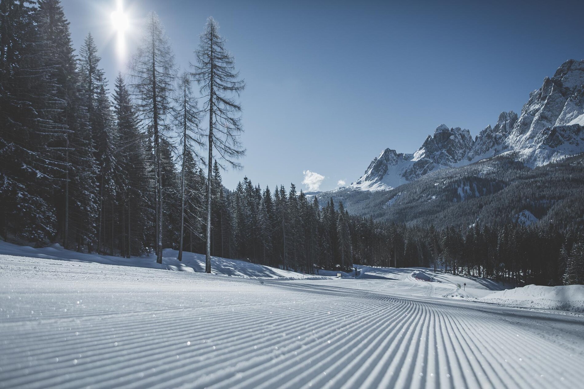 Skiing 3 Zinnen Dolomites