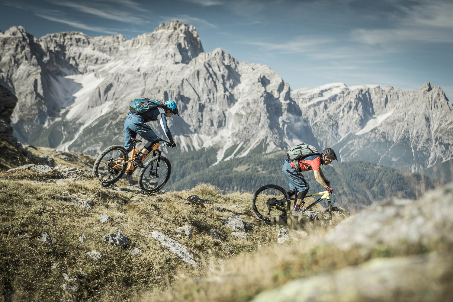 Montain bike Pustertal Dolomites
